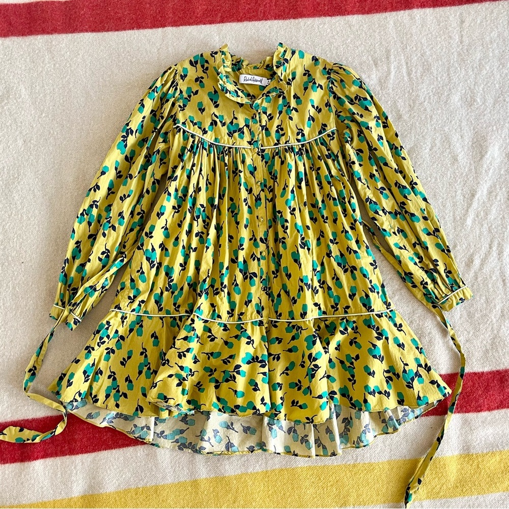 Rachel antonoff drew dress in mustard tulip - Picture 8 of 14